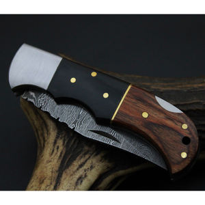 Couteaux pliants en acier inoxydable avec action de pivotnement fluide et manche texturé pour un contrôle sûr de la main et des résultats de qualité - Product Image 2