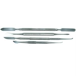 Spatules dentaires pour ciment, Beal, Lecron, Zahle, double extrémité, pour mélange de cire, instruments de laboratoire, lot de 4 pièces - Product Image 1