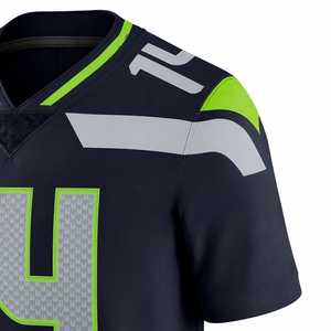 Custom Mesh Football Jersey in V-<b>Neck</b> Style Fully Sublimated <b>Fan</b> Football Jerseys - Product Image 4