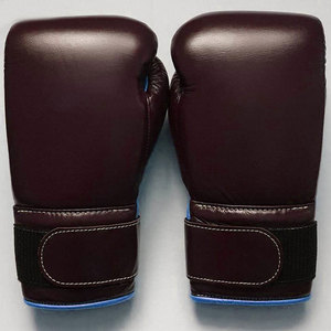 Guantes de Boxeo de Cuero Daizen Marrón Oscuro con Cierre de Correa Ajustable en la Muñeca, Equipo de Entrenamiento para Adultos, Empaque Personalizable, Unisex - Product Image 5
