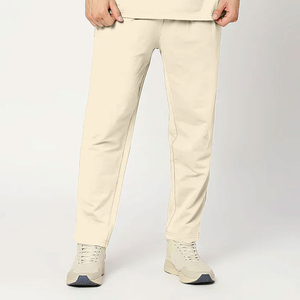 Hot New Arrival Men's Breathable T Shirt <b>Trouser</b> Set Comfortable High Street Style for Summer Solid Polyester/Cotton Fashion - Product Image 3