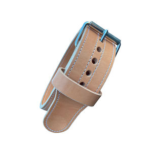 <b>Wrist</b> Support Gym Fitness Power Workout <b>Weight</b> Lifting Belt Factory Customized Cow Leather Powerlifting Belts OEM Service - Product Image 3