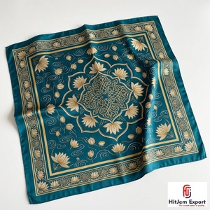 Pañuelo Cuadrado Ligero con Sensación de Seda, Tela de Alta Calidad, Accesorios de Moda Elegantes, Suministro al por Mayor, Fabricante OEM ODM - Product Image 5