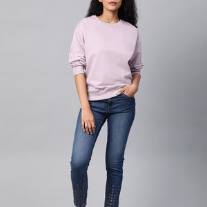 Nouvelle Arrivée Sweat-shirt à manches longues col rond décontracté coupe ample pour femme – Vente en gros à prix abordable - Product Image 5