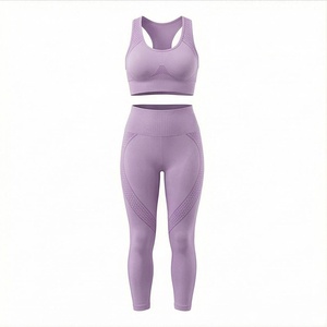 Conjunto de Yoga Personalizado de Marca Privada para Mujer, Ropa Deportiva para Gimnasio, Fitness, Ejercicio, Entrenamiento - Product Image 1