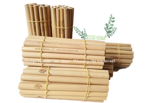 Custom Logo Natural Bamboo <b>Straws</b> <b>for</b> Coffee Tea Smoothies & Bubble Tea - Eco-Friendly Bamboo <b>Drinking</b> <b>Straw</b> By Eco2Go Vietnam - Product Image 4