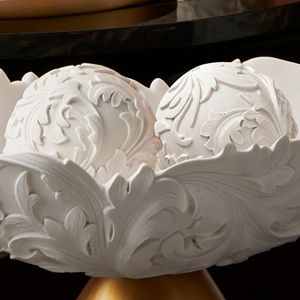 Alba White/Gold Baroque Scroll Bowl W/ Spheres 8,75 \ "Objetos decorativos - Product Image 4