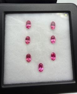 Shamim Gems - Gemas de Espinela Natural Mahenge, Corte Ovalado de 3x5 mm, Color Rosa, Certificadas, para Joyería Fina, Anillos, Colgantes, 7 Piezas - Product Image 3