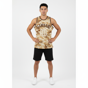 Uniforme de Baloncesto Personalizado al por Mayor, Impresión Digital, Secado Rápido, Transpirable, 100% Poliéster, Jersey de Baloncesto sin Mangas - Product Image 2