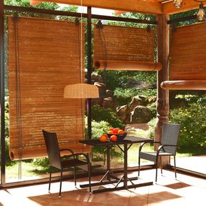 Set da Pranzo in Rattan Sintetico Nero con Acciaio Verniciato a Polvere e Vetro per Uso in Giardino - Product Image 1