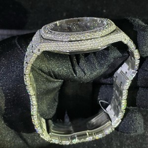 Reloj de Lujo Personalizado Hecho a Mano, Estilo Hip Hop Clásico Unisex, Mecánico Automático ETA, Acero Inoxidable, Cristal de Zafiro, 100 - Product Image 5