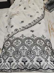 Tela de bordado de secuencia premium para ropa de moda femenina, prendas de diseñador, vestidos de fiesta, caftanes, abayas, ropa de novia - Product Image 2
