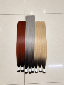 ผมแท้เวียดนามขายส่งแบบเป็นมัด ต่อผมแบบสั่งทำสีออมเบร ผมตรงนุ่มสลวยสำหรับถักเปีย - Product Image 4