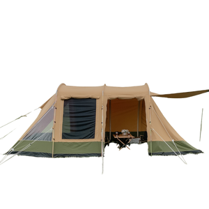 Tente tunnel Pioneer Outdoors - Quatre saisons, une chambre, toile, armature droite, pliable, écologique, ouverture rapide automatique, 3-4 personnes - Product Image 2