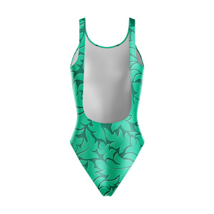 Traje de Baño de Una Pieza con Estampado por Transferencia de Calor Personalizado, Impresión 3D de Alta Calidad, Elástico en Cuatro Direcciones, Sin Costuras, Ecológico, Cuello Redondo - Product Image 2