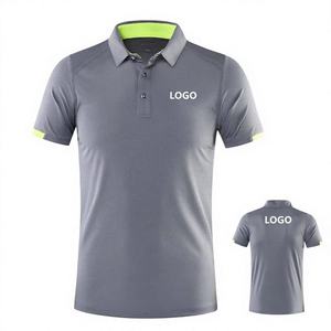 เสื้อกอล์ฟผู้ชายแบบสั้น แห้งเร็ว พิมพ์ลายแบบซับลิเมชั่น ไซส์ใหญ่ สำหรับสกรีนลาย - Product Image 6