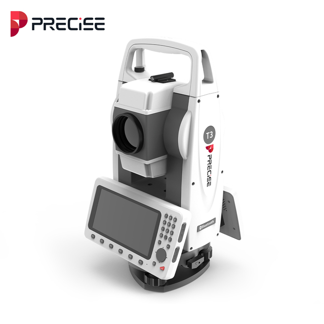 PRECISE T3 Touch Screen 2'' Total Station Android OS Surveying Instrument for Civil Engineering OEM Supported