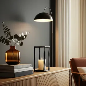 Minimalist Stainless Steel <b>Lantern</b> Eco-Friendly Handmade for Modern Apartment Interior Scandinavian Home Decor by Zahid Exports - Product Image 4