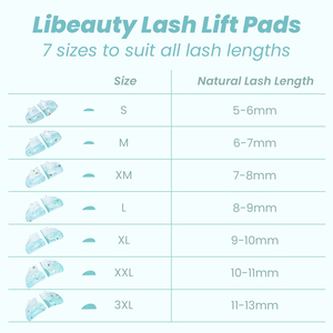 Libeauty Premium Varillas de Silicona para Lifting de Pestañas, Protectores Reutilizables para Lifting de Pestañas en 7 Tamaños, Almohadillas con Brillo en Forma de Gato Rosa C-Curl - Product Image 4