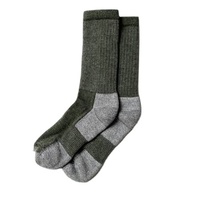 JZVINA Chaussettes thermiques classiques de haute qualité pour hommes et femmes, jambières en laine mélangée, personnalisables pour la randonnée et le trekking