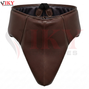 Guantes de Boxeo, Protector de Cabeza y Protector Inguinal, Equipo de Entrenamiento Personalizado, Juego de Equipo de Boxeo de Cuero Genuino Marrón Vintage - Product Image 5