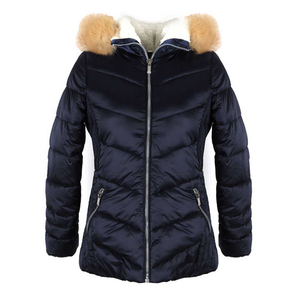 Women <b>Quilted</b> Jacket Solid Color <b>Winter</b> Thick Polyester Wadding Stand Collar Full Sleeve Woven Fabric - Product Image 1