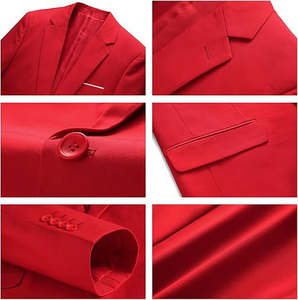 Nouveau style – Costumes de blazer formels pour hommes de haute qualité, sur mesure, respirants, anti-plis, anti-rétrécissement, en nylon tricoté avec élasthanne - Product Image 6