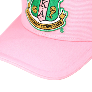 Gorra Rosa con Logotipo AKA Crest, Gorra de Béisbol de Primera Calidad, Correa Ajustable, Estilo Casual, para Mujer, Suave y Cómoda - Product Image 3