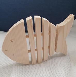 En gros, dessous de plat en bois écologique en forme de poisson, créatif, résistant à la chaleur, support pour plats chauds, mignon, pour comptoir de cuisine, tapis de table décoratif - Product Image 1