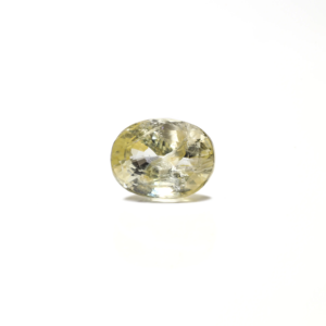 Handcrafted 5.9 Carat Oval Cut Yellow Sapphire Loose Gemstone for Fine Jewelry - Product Image 1