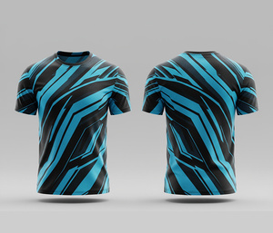 OEM Sublimation Printed T-Shirts | <b>Men</b> Women Youth Sizes | Lightweight Quick Dry Training Sportswear Wholesale - Product Image 4