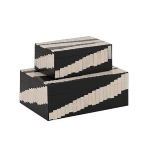 Boîte de rangement pour bijoux et produits de table en corne de buffle naturelle en gros - Product Image 6