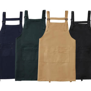Custom Logo Printed White <b>Kitchen</b> <b>Apron</b> with Front Pocket Adjustable Neck Strap Durable Chef Cooking Baking Restaurant Cafe Work - Product Image 2