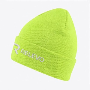 RELEVO <b>Green</b> <b>Beanie</b> Unisex Winter Hat Embroidered Logo Casual Cap Fitted 56-58CM - Product Image 3