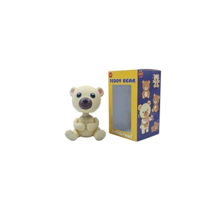 Linda Figura de Oso de Peluche con Cabeza Móvil, Mini Adorno Divertido para el Tablero del Auto, Escritorio de Oficina, Mesa Infantil y Decoración del Hogar - Product Image 2