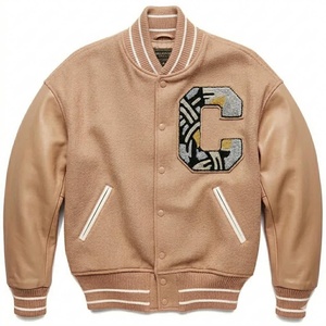 Custom Team Men's Blue Varsity Jacket Regular Fit Turn-Down Collar Letterman Jacket - Product Image 2