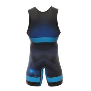 Diseña Tu Propio Singlet Deportivo Personalizado para Lucha Libre, Uniforme con Logotipo por Transferencia Térmica para Hombre - Product Image 3