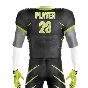 Uniforme de Fútbol Americano Personalizado de Fábrica, Conjunto de Jersey y Pantalones Sublimados, Resistentes, de Secado Rápido, para Entrenamiento y Partidos - Product Image 5