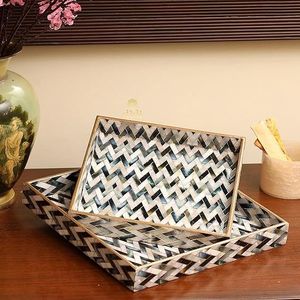 Luxury Design MDF Enamel Printed Trays Enamel Decorative Trays Enamel Serving Trays MDF Trays At very affordable Price - Product Image 4