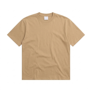 T-shirt homme personnalisé à manches courtes, col rond, en coton lavé vintage, grande taille, léger et de haute qualité, vente en gros - Product Image 2