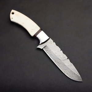 Couteau à lame fixe de luxe Pasha Enterprises, en acier Damas, manche en os, couteau de camping multifonctionnel de qualité supérieure pour l'extérieur - Product Image 2