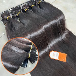 Extensiones de cabello de trama recta de hueso de larga duración Color Natural 100% cabello humano precio al por mayor extensiones de cabello - Product Image 6