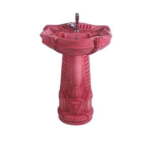 Nuevo Lavabo de Cerámica Blanca con Pedestal, Diseño Moderno, Alta Calidad, Precio Accesible - Product Image 1