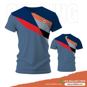 Camiseta de Ciclismo de Manga Corta para Hombre, Cortavientos, Transpirable, de Secado Rápido, Tejido de Primera Calidad, Proveedores Mayoristas OEM - Product Image 4