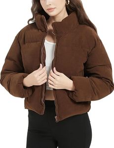 Women's Lightweight <b>Packable</b> Hooded Winter Quilted Puffer <b>Jacket</b> Detachable Sleeves Hat Zipper Closure Waterproof Fur Lined - Product Image 1