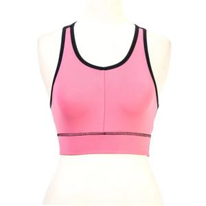 Sujetador deportivo personalizado al por mayor para mujer, de secado rápido, con espalda cruzada, soporte para gimnasio, yoga, entrenamiento, ajuste personalizado, top de fitness de alta sujeción con cierre frontal. - Product Image 4