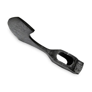 Burraq - Hacha de Acero de Damasco Hecha a Mano de Primera Calidad, con Funda de Cuero, para Acampar al Aire Libre, Regalo para Papá - Product Image 4