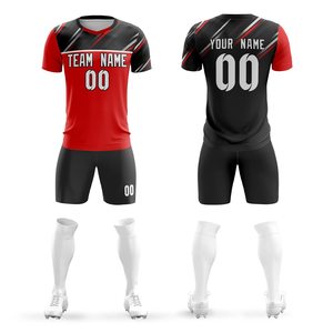 Uniformes de Fútbol Personalizados con Nombre de Equipo, 100% Poliéster, Cuero OXLO, para Hombres Adultos, Servicio OEM/ODM, Fabricación al por Mayor - Product Image 1