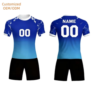 New Arrival High Quality V Neck Soccer Jersey Football Shirts Training Sportswear Uniform Set for Adults Custom Logo - Product Image 2