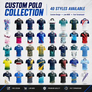 Camiseta Deportiva Informal de Primera Calidad, Personalizada, de Alto Rendimiento, 100% Poliéster, con Estampado Digital, Transpirable, de Secado Rápido, para Golf, Tenis y Uniformes - Product Image 5